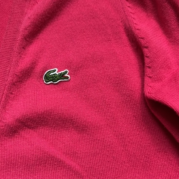 ⭐️lacoste Button Down Sweater⭐️ - Picture 4 of 11